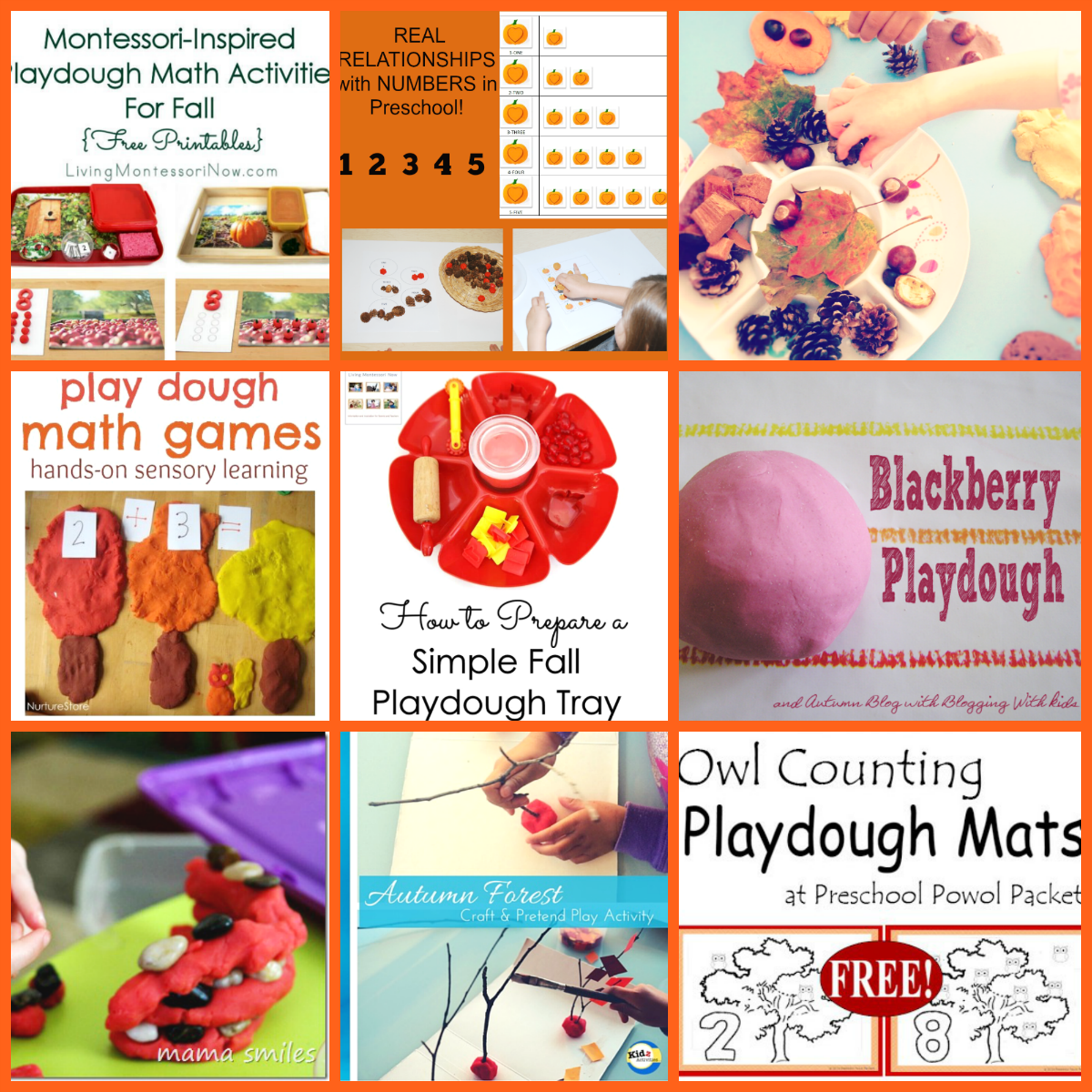 Montessori-Inspired Playdough Math Activities for Summer {Free Printables}  - Living Montessori Now