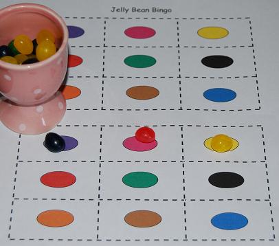 Jellybean Bingo for Preschool and Kindergarten