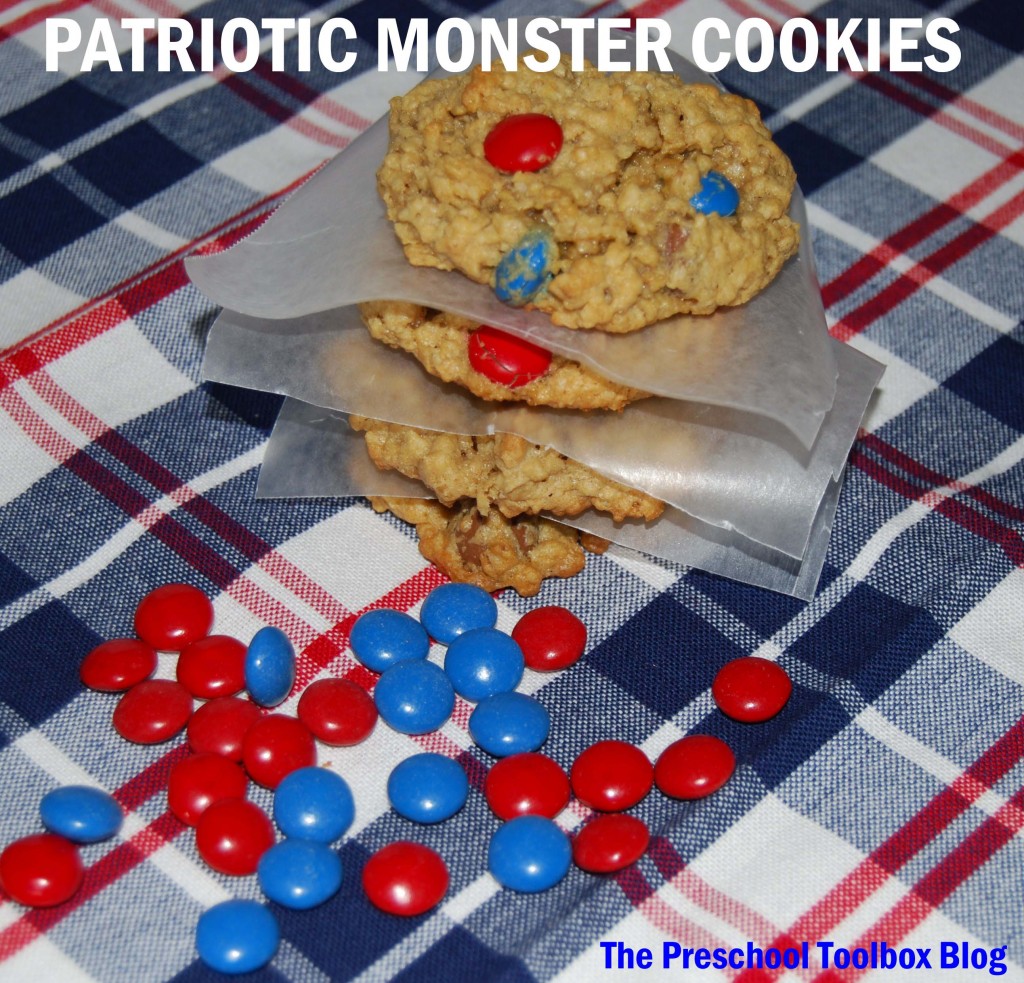 Patriotic Monster Cookies