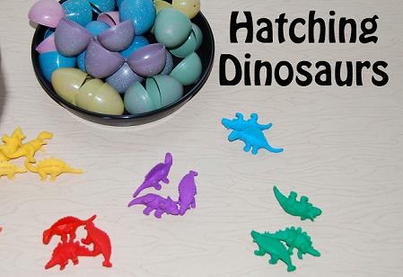 hatching dino