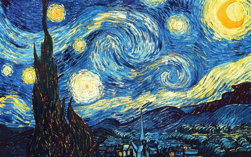 STARRY NIGHT by VINCENT VAN GOGH Photo Credit:  http://www.wikiart.org/en/vincent-van-gogh/the-starry-night-1889