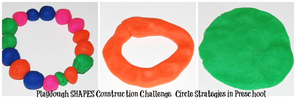 Playdough Shapes Building Challenge Circle Strategies