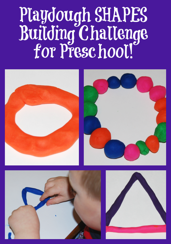 Simple Playdough Shapes Building Challenge for ...
