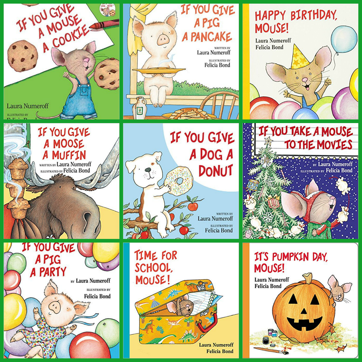 Laura Numeroff Books for an Author Study for Preschool and Kindergarten 