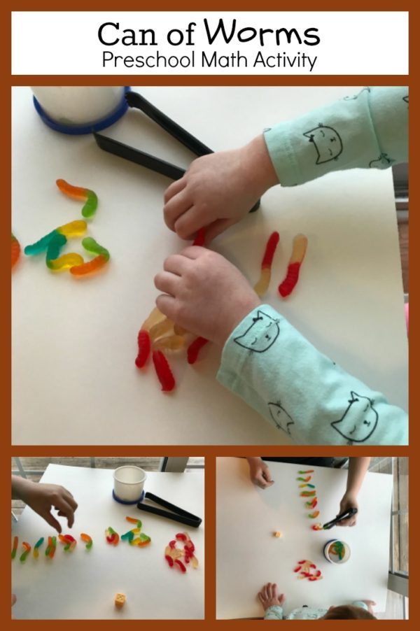 Can of Worms A Math Counting Game for Preschoolers. • The Preschool Toolbox Blog