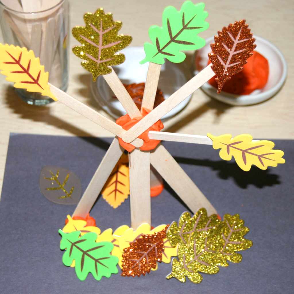 FALL STEAM Challenge Engineering FreeStanding Trees with Leaves • The