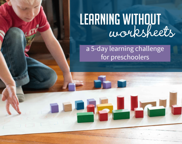Free Learning without Worksheets Challenge from Hands On As We Grow ...