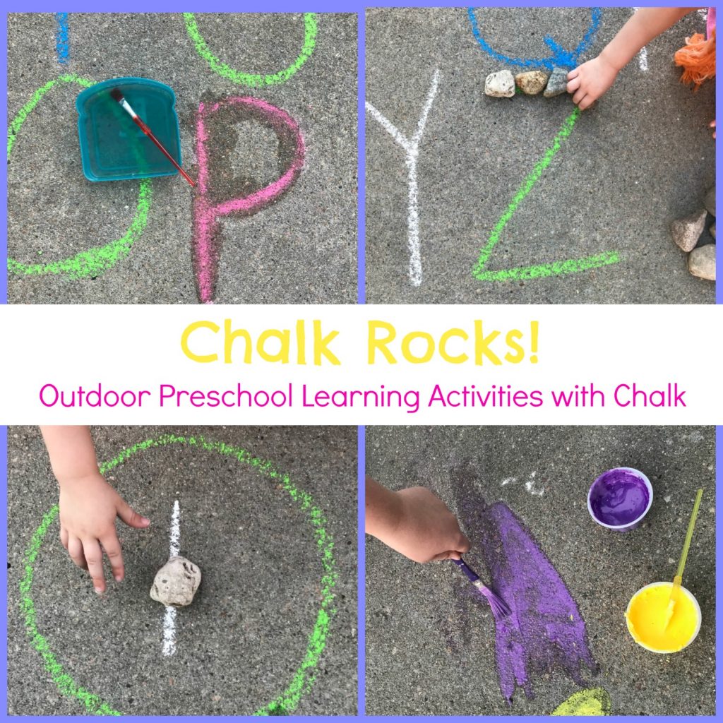 Chalk Activities for Preschoolers • The Preschool Toolbox Blog
