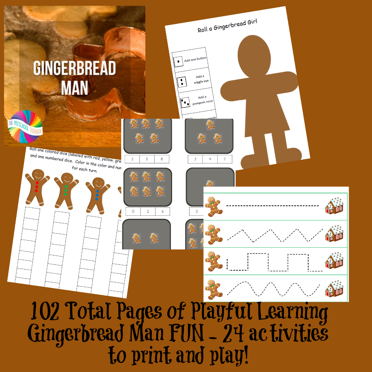 Gingerbread Man Theme for Preschoolers