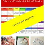 Preschool Free Printable Activity Calendar for February