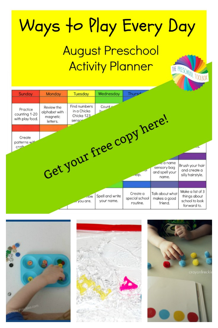 ALL NEW! Ways to Play Every Day: August Activity Calendar for ...