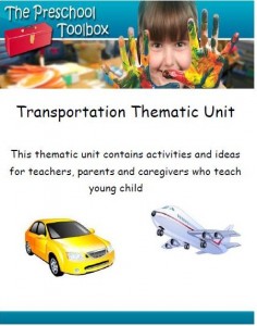 Transportation Theme for Preschool